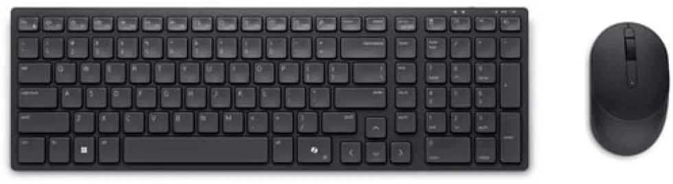 Dell Pro KM555 - Sats med tangentbord och mus - tyst - compact