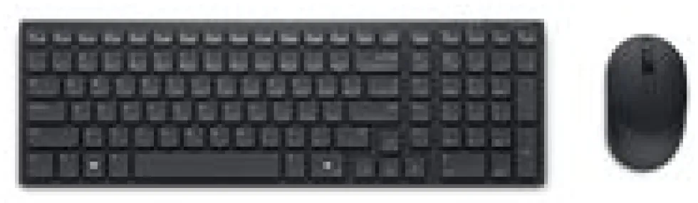 Dell Pro KM555 - Sats med tangentbord och mus - tyst - compact