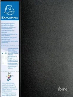 Demobok EXACOMPTA 60 fickor svart
