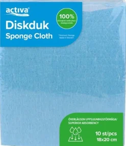 Diskduk ACTIVA blå 10/fp