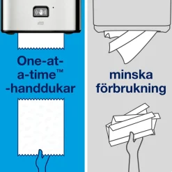 Dispenser Handduk TORK Matic H1 Intuition Sensor, rostfri