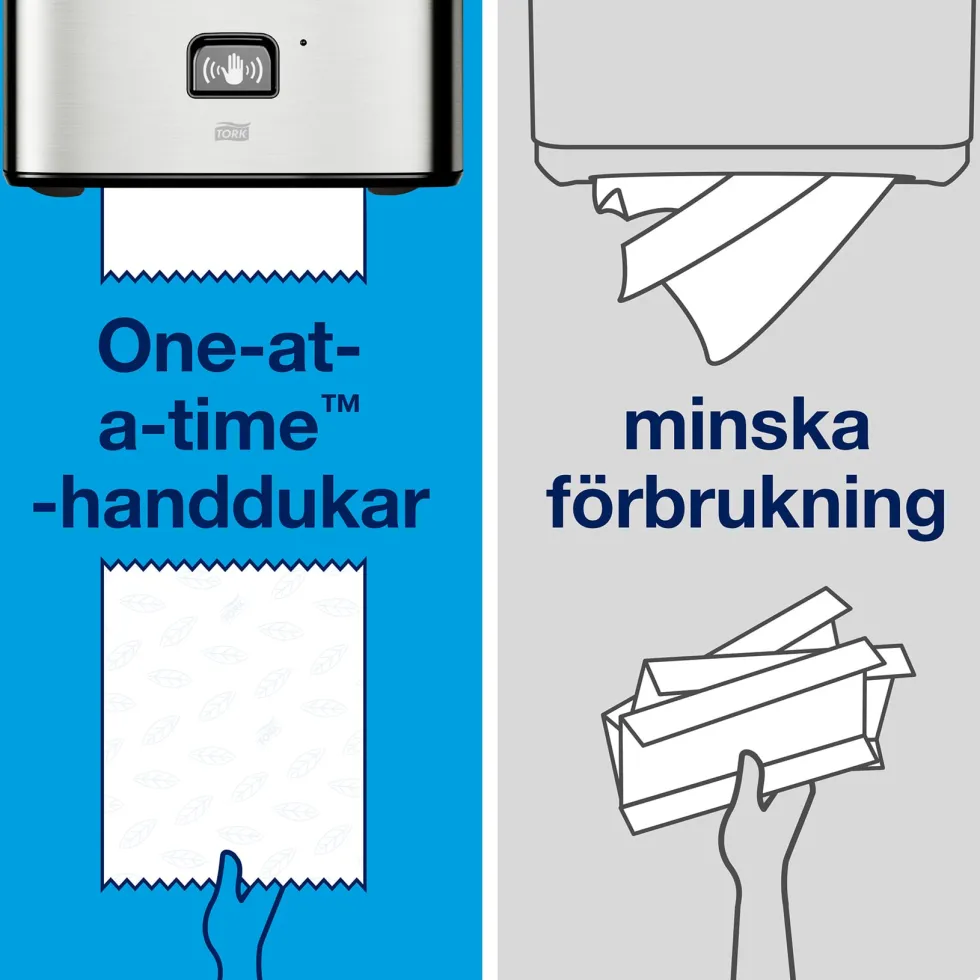 Dispenser Handduk TORK Matic H1 Intuition Sensor, rostfri