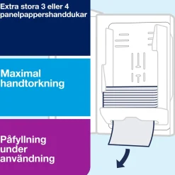 Dispenser Handduk TORK Xpress H2, vit