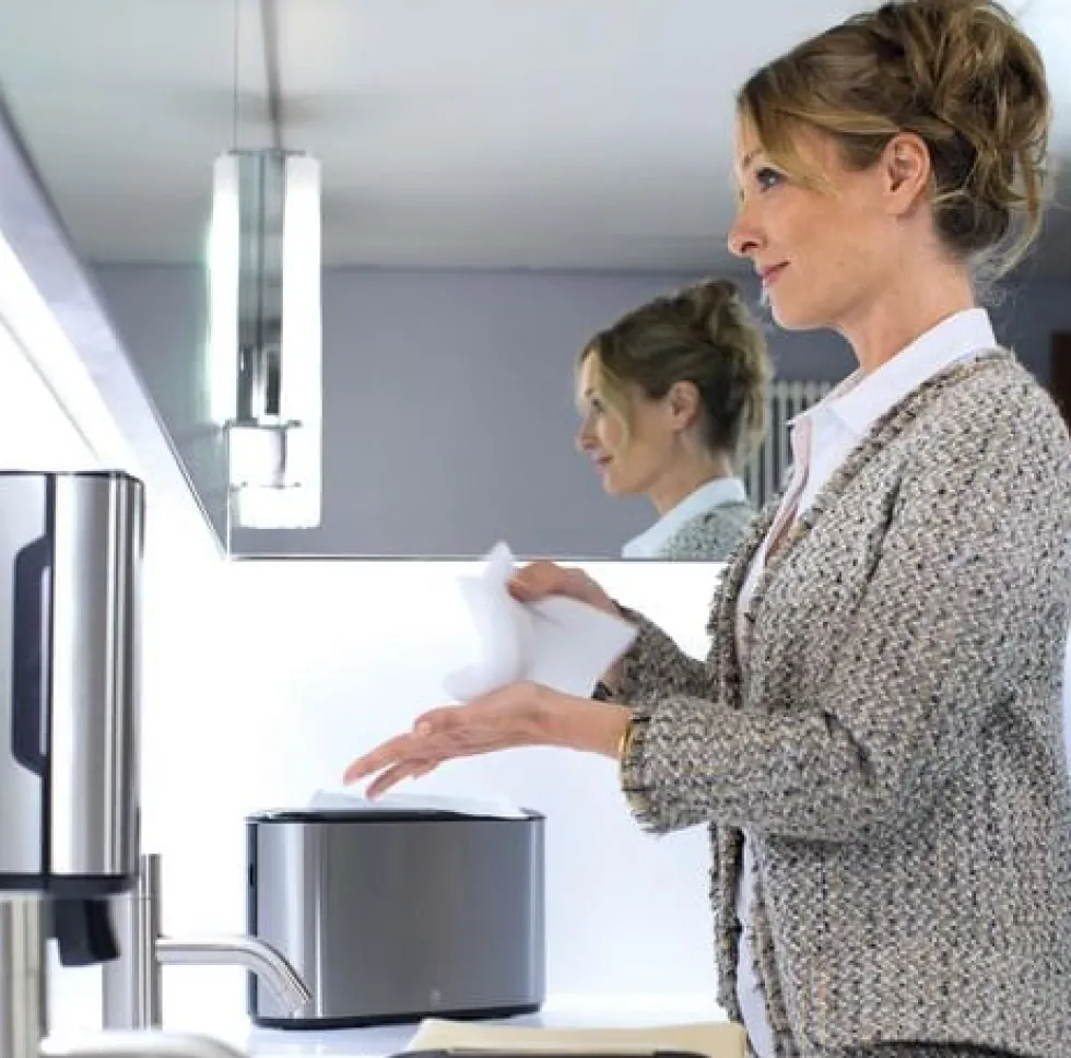 Dispenser Handduk TORK Xpress H2, fristående, rostfri