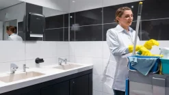 Dispenser LESSEAU tvål manuell svart