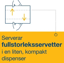 Dispenserservett Xpressnap Fit® Tork Vit för N14, 720/fp