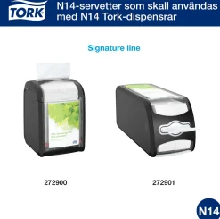 Dispenserservett Xpressnap Fit® Tork Vit för N14, 720/fp