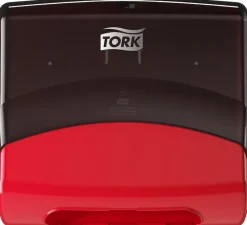 Dispenser Torkduk TORK W4, röd/svart