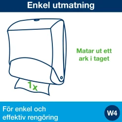 Dispenser Torkduk TORK W4, röd/svart