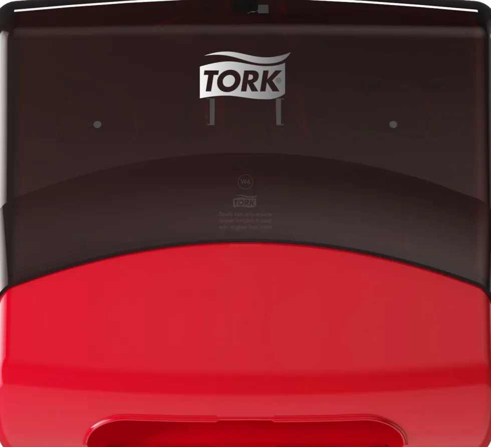 Dispenser Torkduk TORK W4, röd/svart