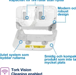 Dispenser TORK T7 Coreless Twin vit