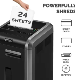 Dokumentförstörare FELLOWES 225Ci, Säkerhet P-4