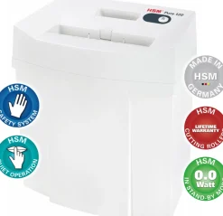 Dokumentförstörare HSM Shredstar Pure 120 3,9 white, 20L, P-2