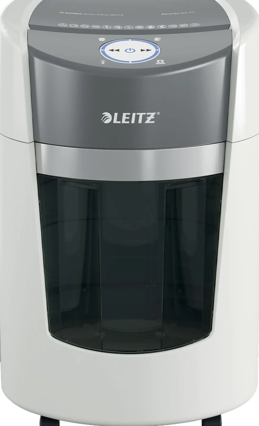 Dokumentförstörare Leitz IQ OptiMax P-5, 23L, 350 ark