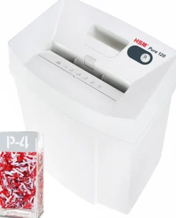 Dokumentförstörare Pure Shredder 120 4x25 cross cut white, 20L, P-4