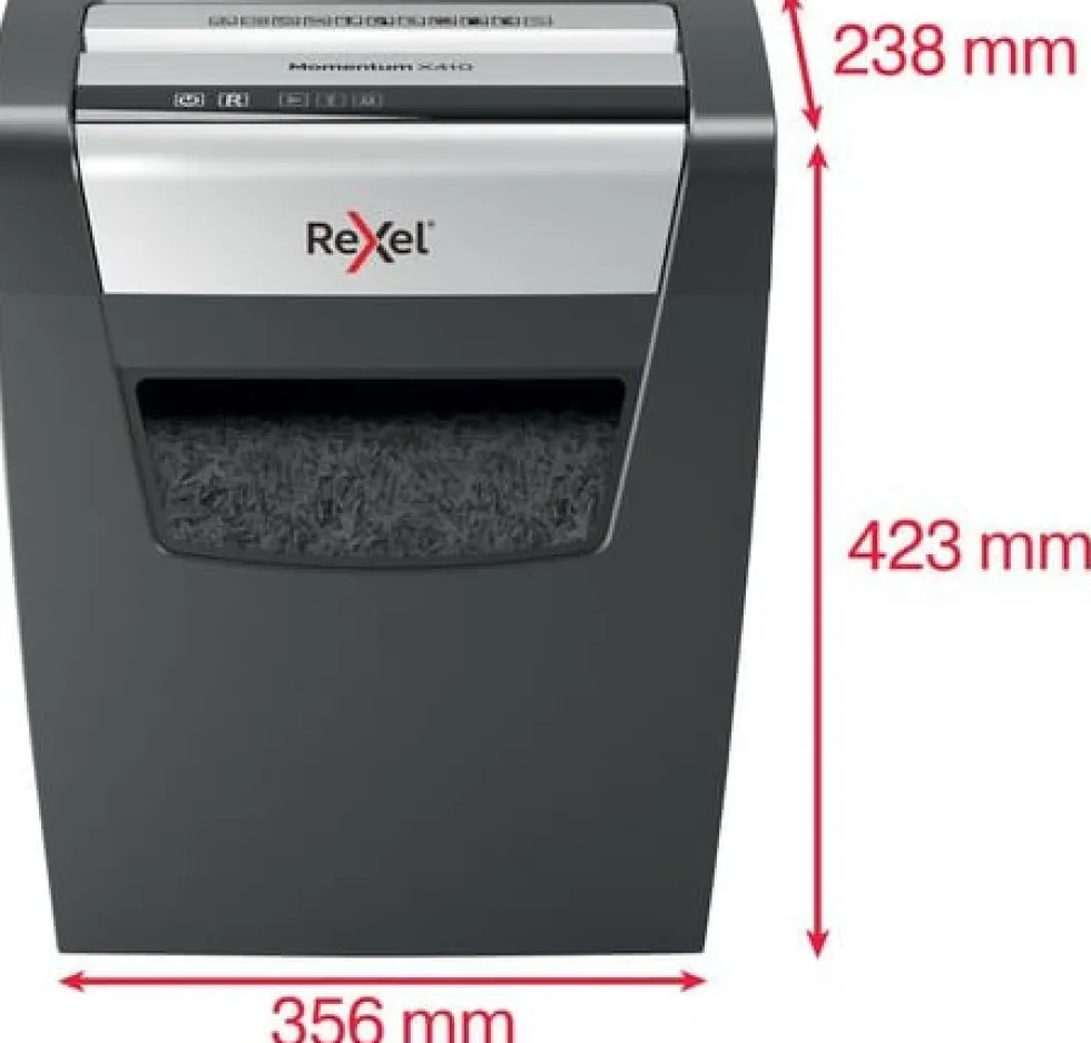 Dokumentförstörare REXEL Momentum X410, 23L, P-4