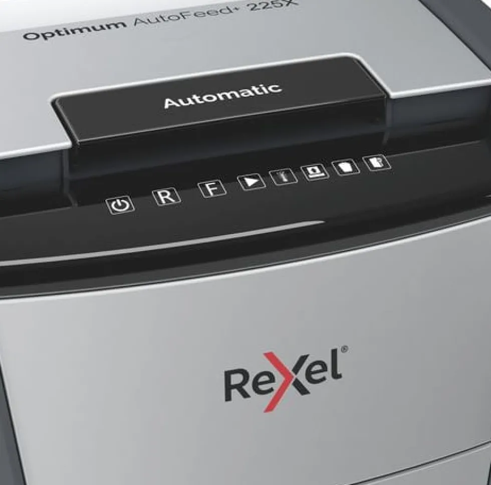 Dokumentförstörare REXEL 225X Optimum AutoFeed+ P-4