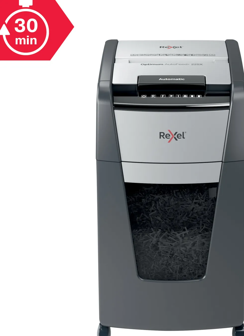 Dokumentförstörare REXEL 225X Optimum AutoFeed+ P-4