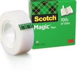 Dokumenttejp Scotch Magic 810, osynlig, 19mm x 33m