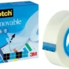 Dokumenttejp Scotch Removable Magic 811, osynlig, 19mm x 33m
