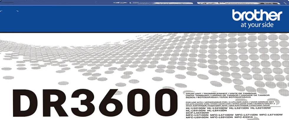 DR3600 Drum unit, approx. 75,000 pages at 3 pages per job