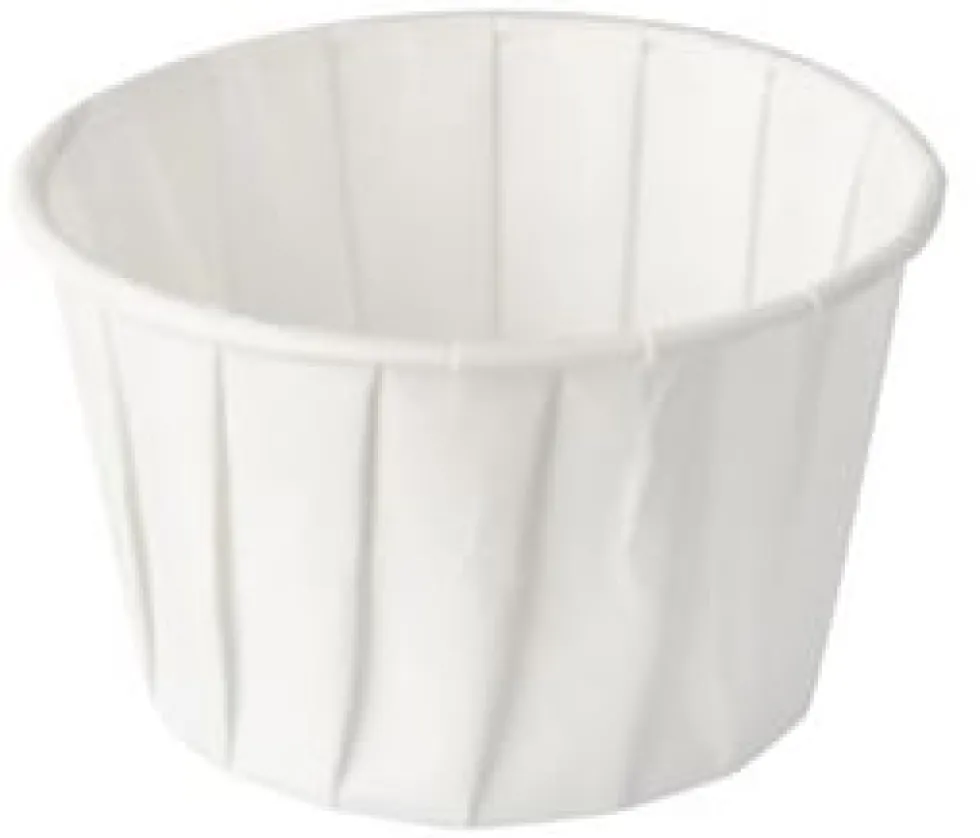 Dressingbägare 60ml vit 250/fp