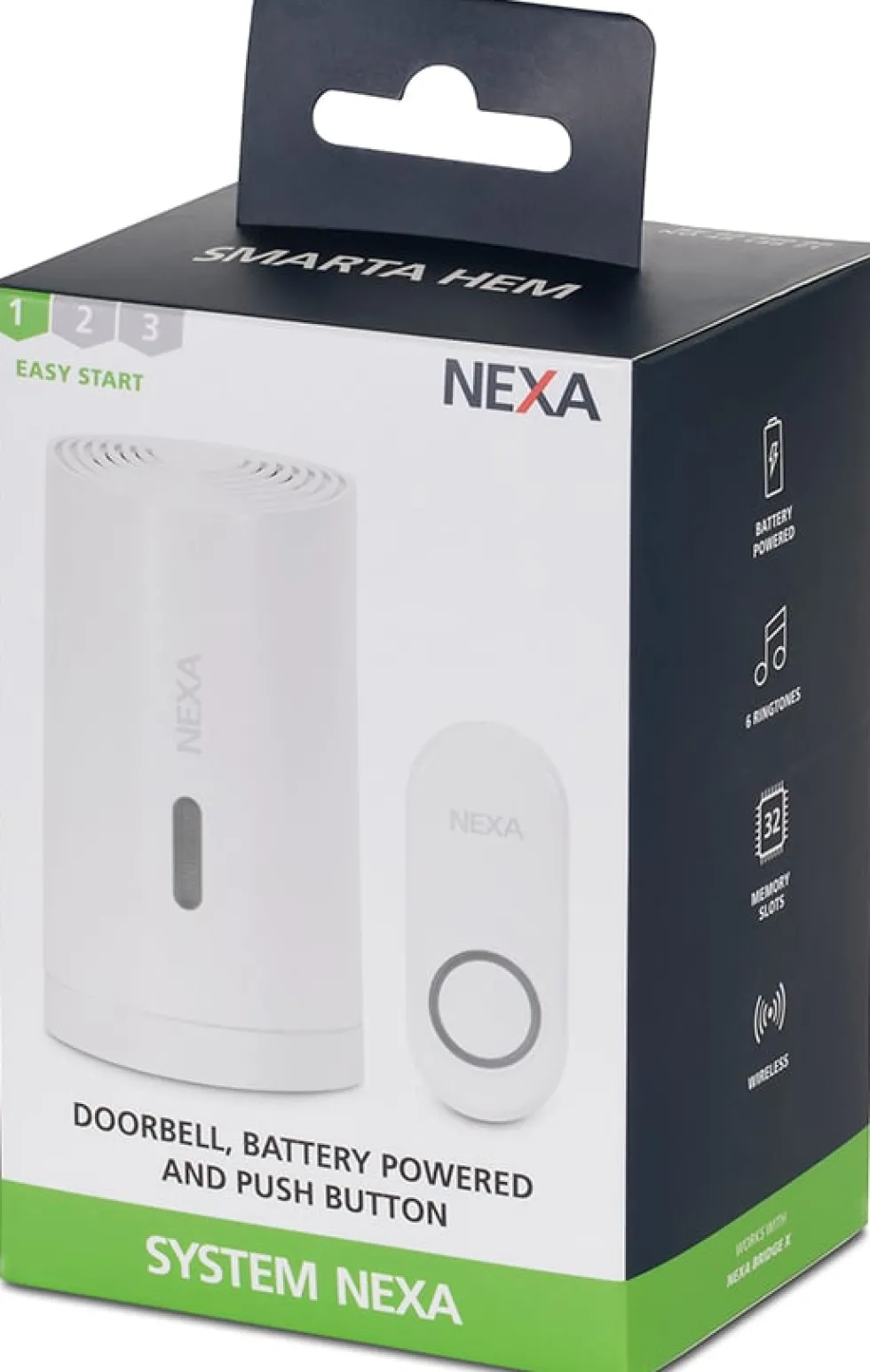 Dörrklocka NEXA batteri set