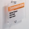Dörrskylt Durable Crystal Sign A5, 148x210mm