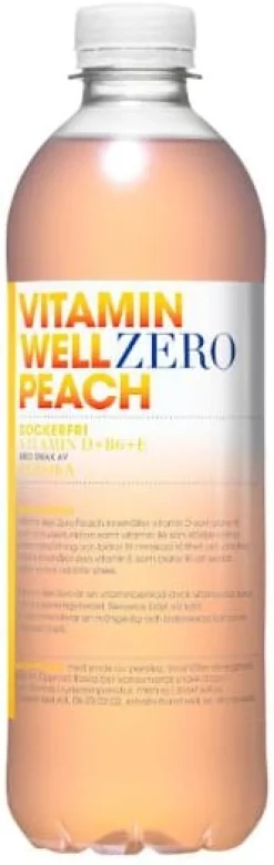 Dryck VITAMIN WELL Zero Peach 50cl