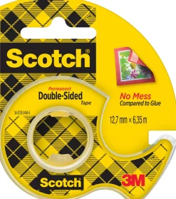 Dubbelhäftande tejp SCOTCH 136D 6mx12mm