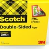 Dubbelhäftande Tejp Scotch 665, 12mm x 33m