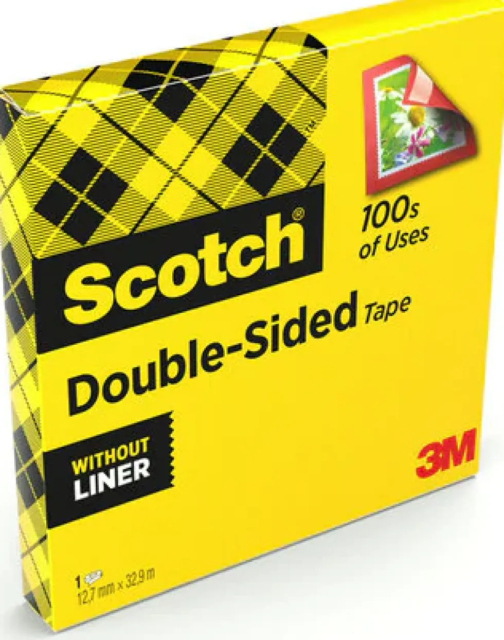 Dubbelhäftande Tejp Scotch 665, 12mm x 33m
