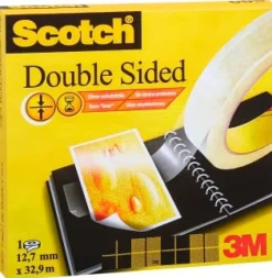Dubbelhäftande Tejp Scotch 665, 12mm x 33m