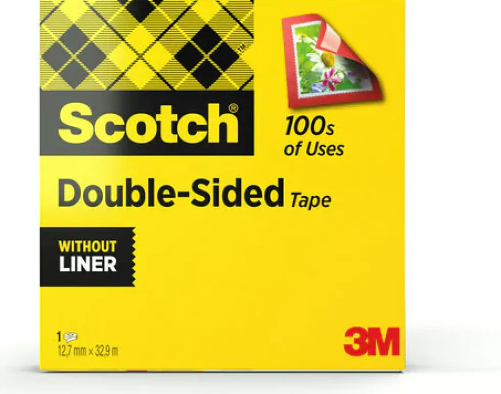Dubbelhäftande Tejp Scotch 665, 12mm x 33m