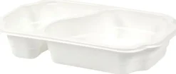 Duniform Takeaway 2-fack Vit, PP-plast, 246/fp
