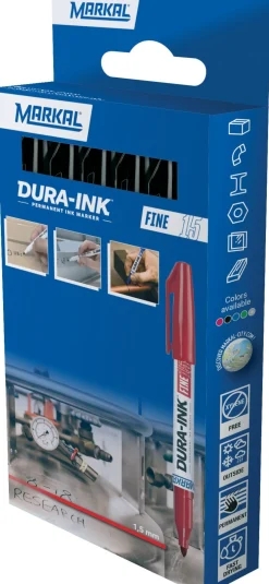 Dura Ink Fine 15 Retail Pack (5) black