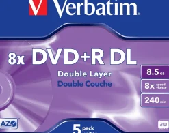 DVD+R VERBATIM 8,5GB Dual Layer 5/fp