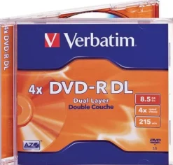 DVD+R VERBATIM 8,5GB Dual Layer 5/fp