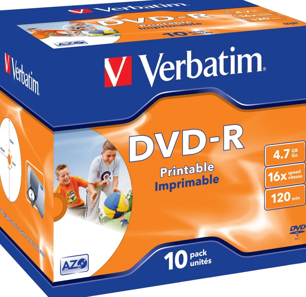 DVD-R 16x 4,7GB Printable (10)