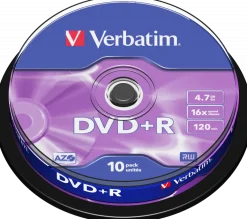 DVD+R 16x 4,7GB spindle (10)