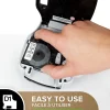 DYMO D1 Tejp 6 mm x 7 m svart på transparent