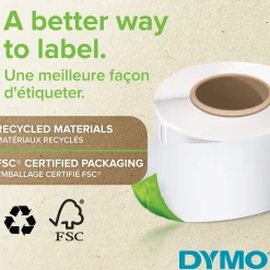DYMO LabelWriter Durable 25 mm x 89 mm hylletiketter vita 2