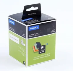 DYMO LabelWriter 59 mm x 190 mm Stora Ryggetiketter Vit 1 Ru