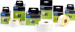 DYMO LabelWriter 59 mm x 190 mm Stora Ryggetiketter Vit 1 Ru
