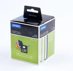 DYMO LabelWriter 59 mm x 190 mm Stora Ryggetiketter Vit 1 Ru