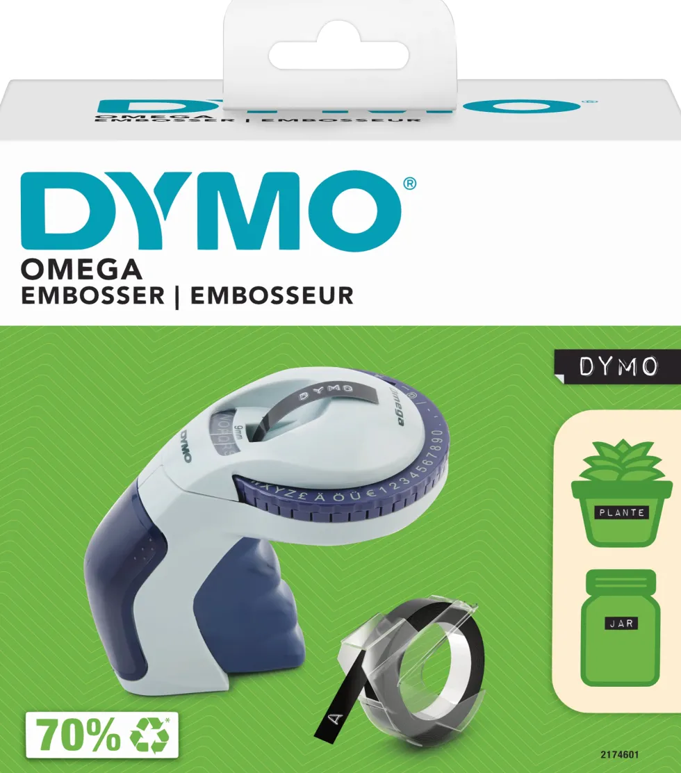 DYMO OMEGA Präglingverktyg Blå DE/GB