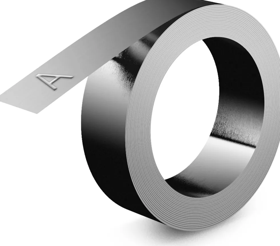 DYMO Rhino Industriell Präglingsband Icke-adhesiv rostfritt
