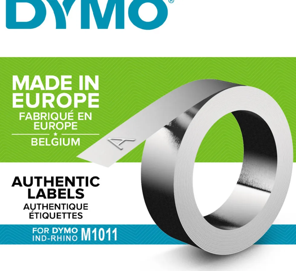 DYMO Rhino Industriell Präglingsband Icke-adhesiv rostfritt