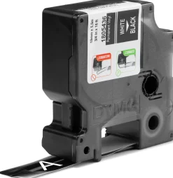 DYMO Rhino Industriell Tejp Färgad Vinyl 19mm x 5.5m vit på