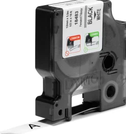 DYMO Rhino Industriell Tejp Permanent Polyester 12mm x 5.5m